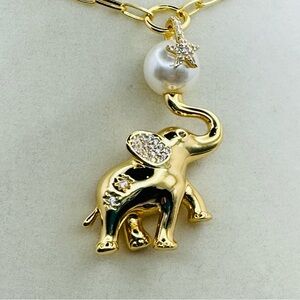 $148 Kate Spade Winter Carnival Elephant Necklace